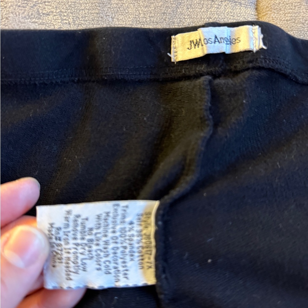 Johnny Was Embroidered Black Women's Leggings - Picture 4 of 7